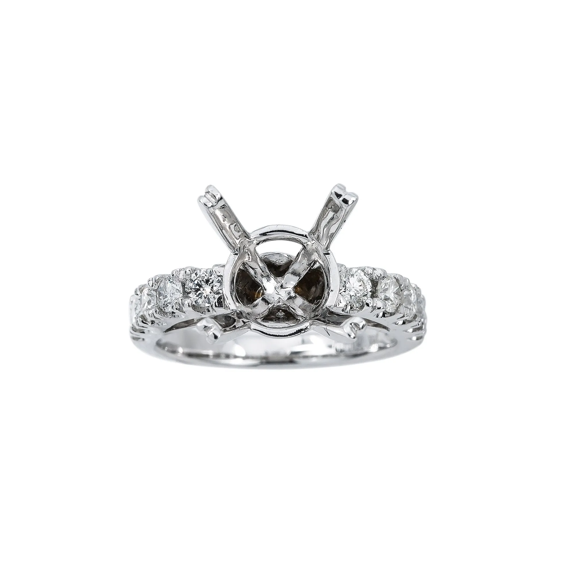 18K White Gold BJ8415R4 Women's Ring With 0.86 CT Diamonds