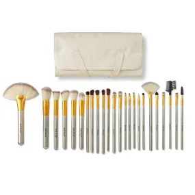 24-Piece Makeup Brush Set with Travel Case