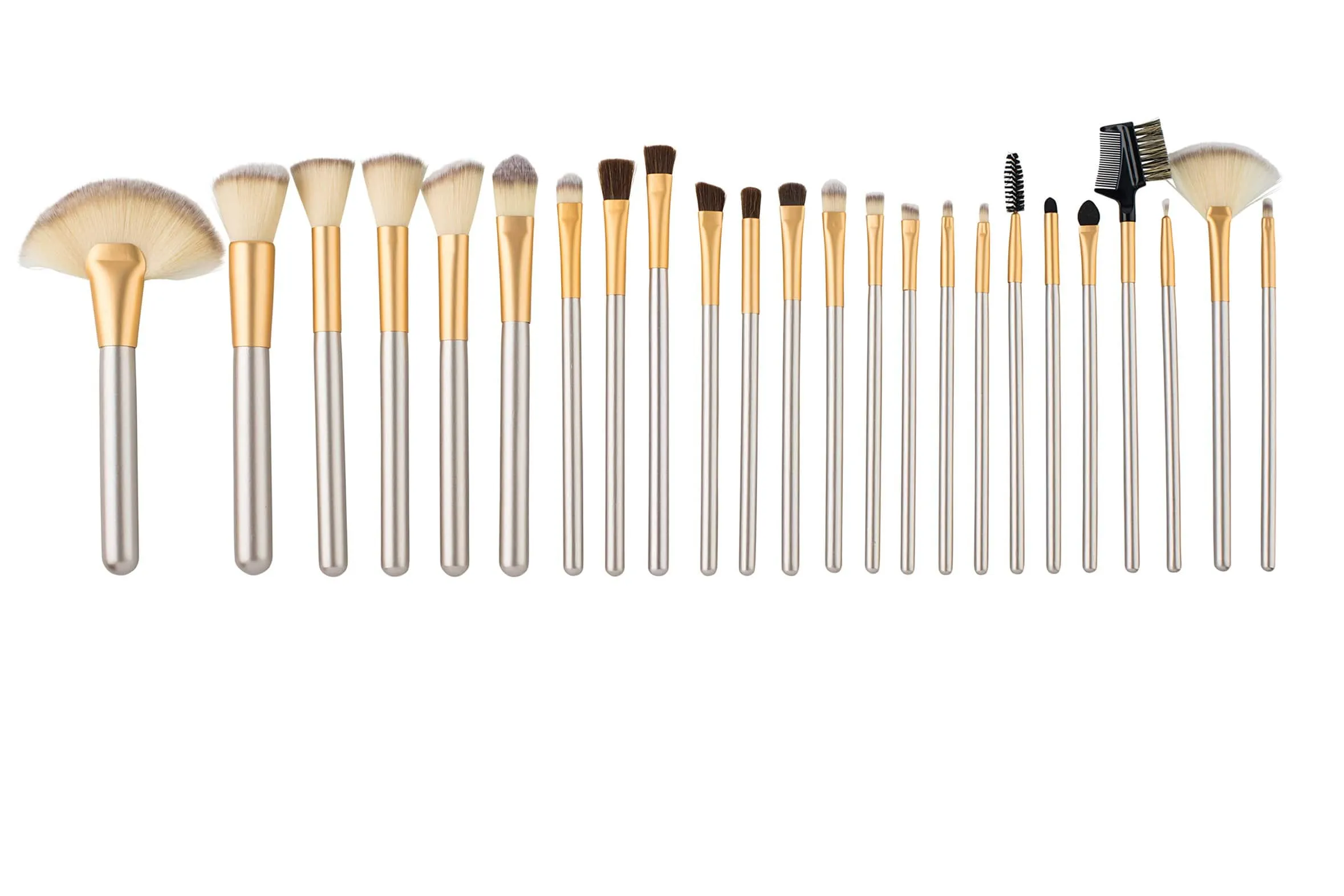 24-Piece Makeup Brush Set with Travel Case