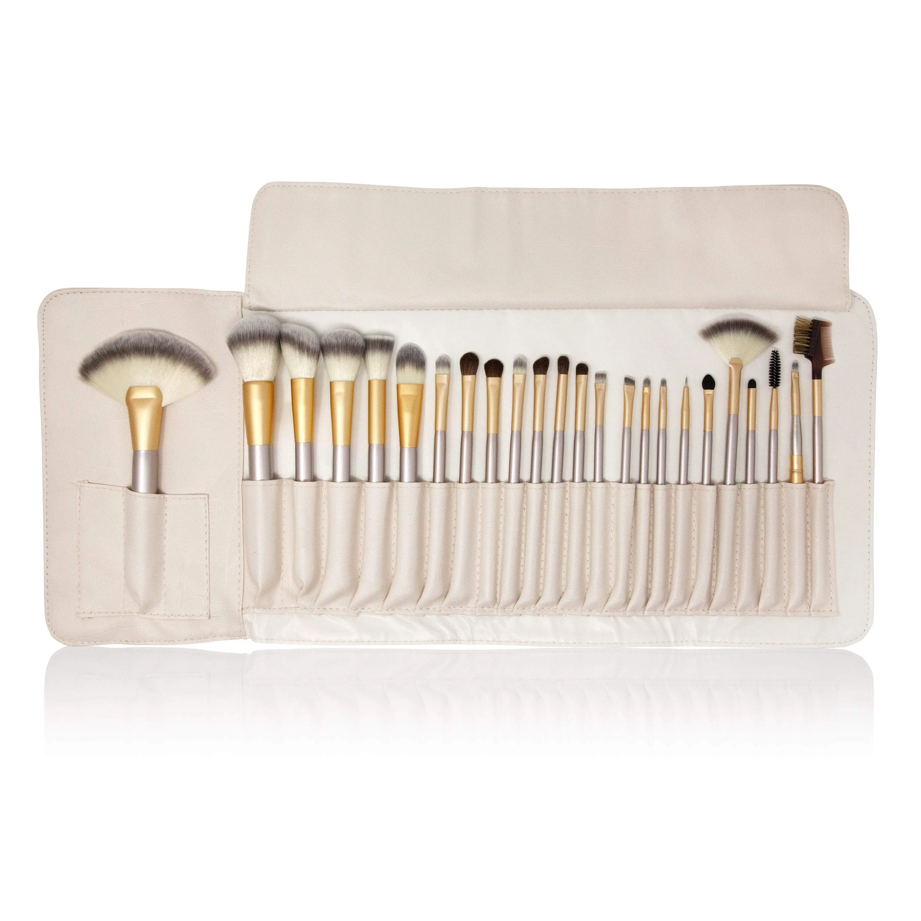 24-Piece Makeup Brush Set with Travel Case