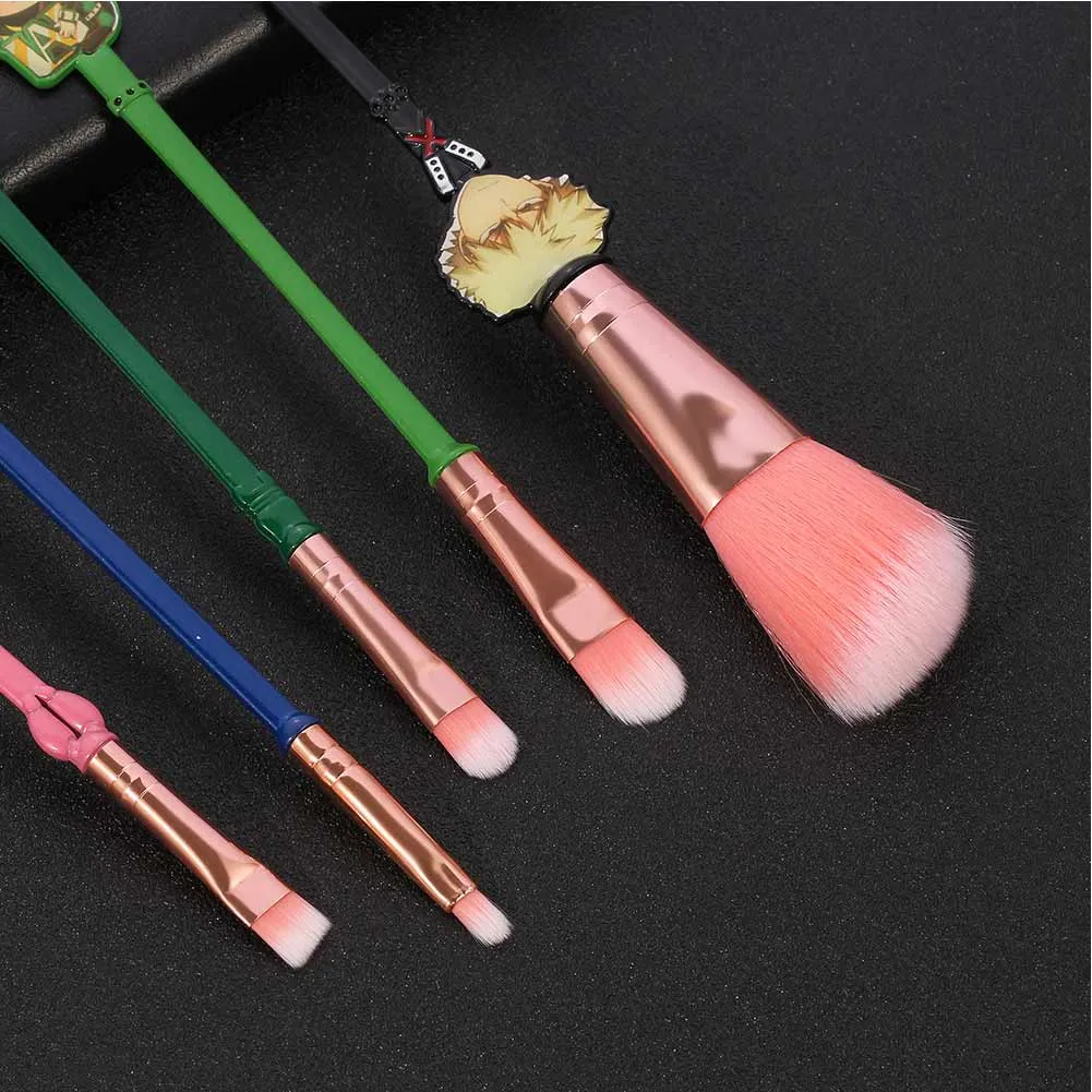 5 Pcs/set Lovely Anime My Hero Academia Cosplay Makeup Brushes Izuku Midoriya Eyeshadow Eyebrow Cosmetic Brush Tools Toys Gifts