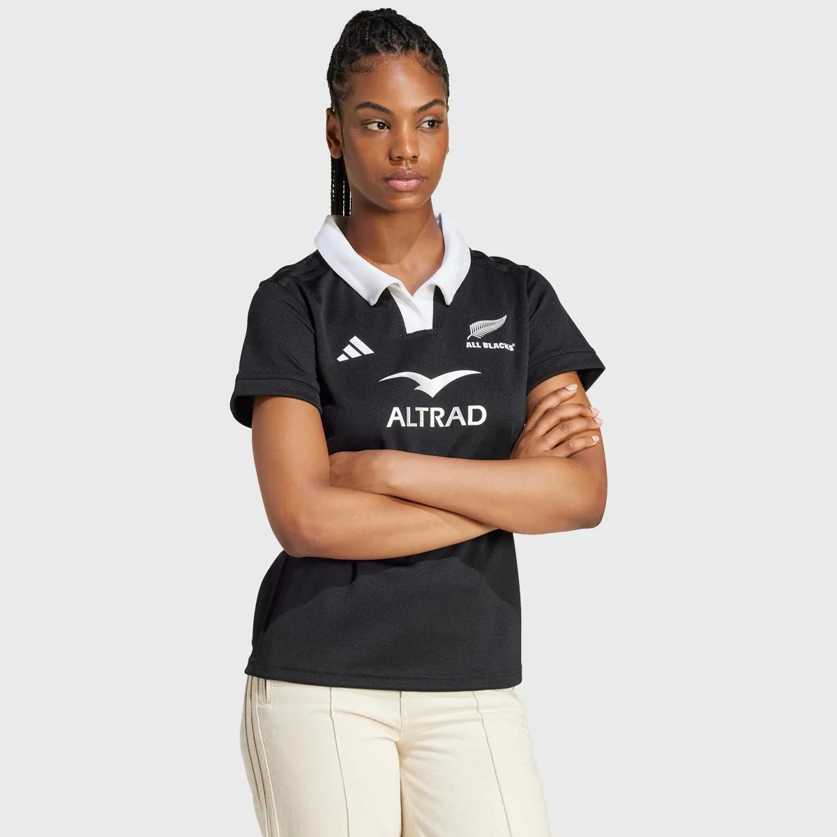 Adidas All Blacks Women's Home Replica Rugby Jersey 2024/25