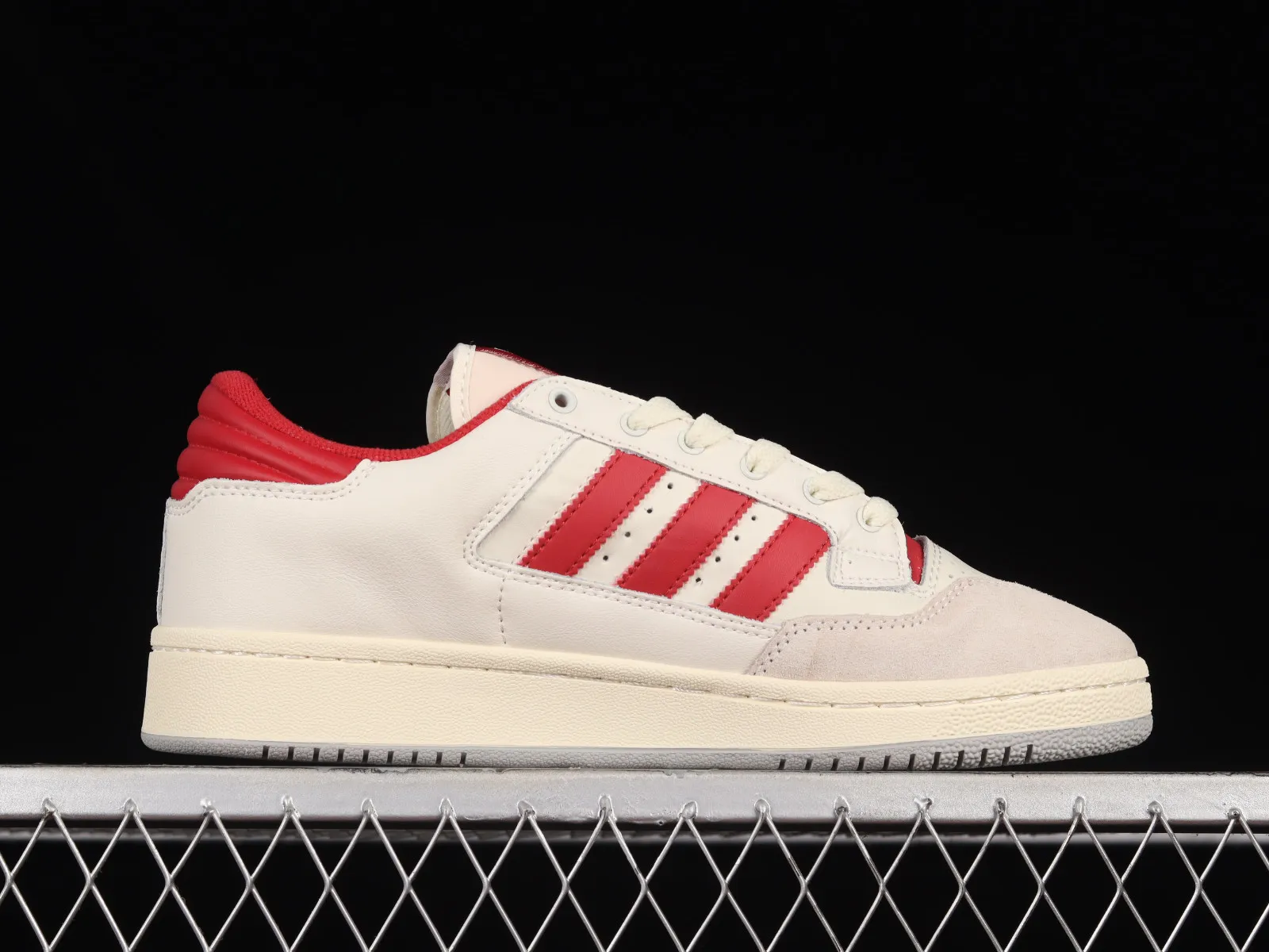 Adidas Centennial 85 Low Cream Red Light Grey HQ6278