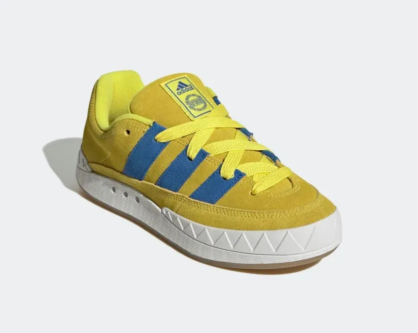 Adidas Originals Adimatic Bright Yellow Blue Crystal White GY2090