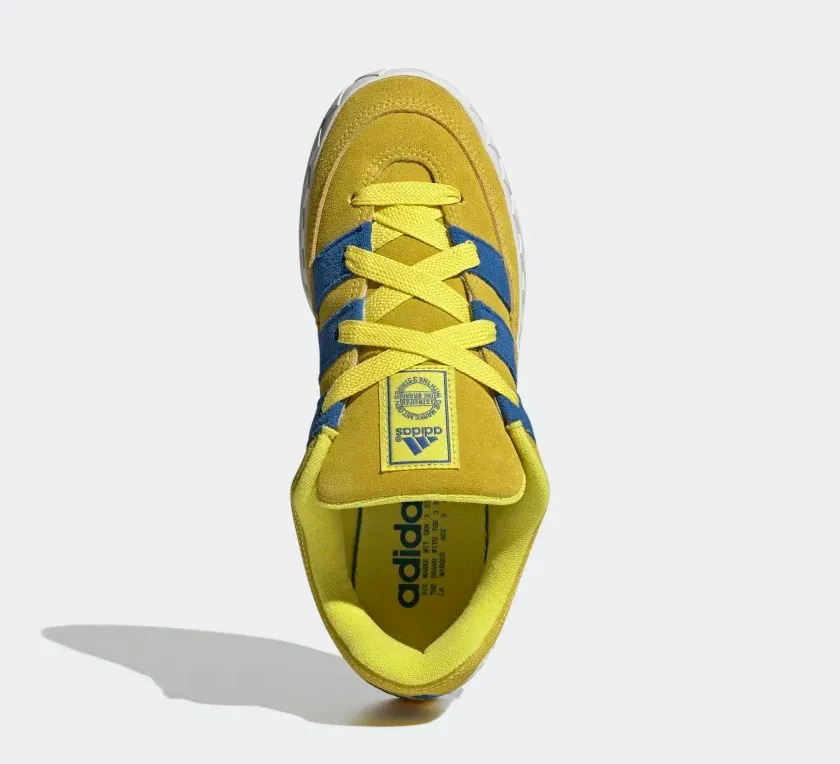 Adidas Originals Adimatic Bright Yellow Blue Crystal White GY2090