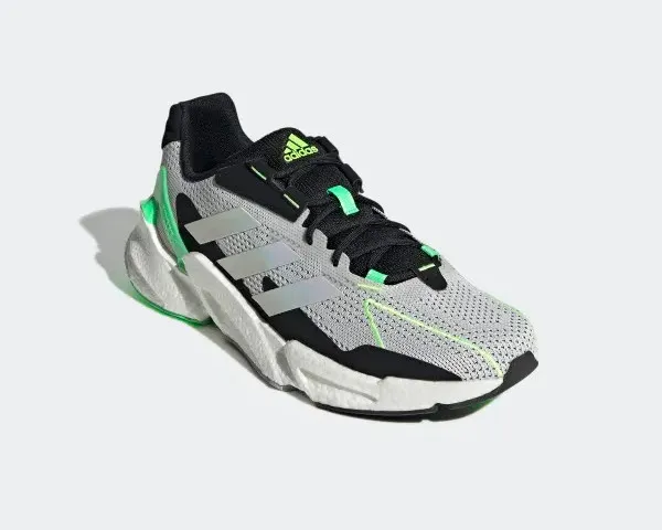 Adidas Tenis X9000L4 Crystal White Cloud White Screaming Green FZ3918