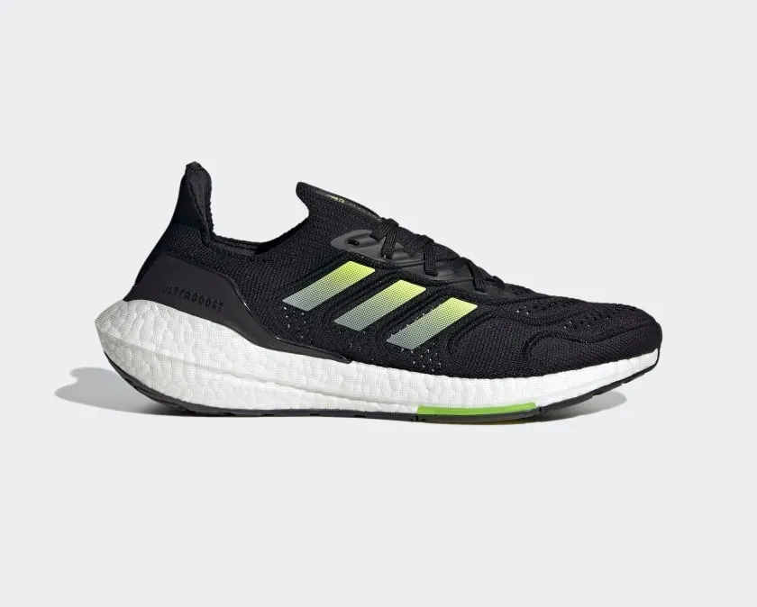 Adidas UltraBoost 22 Core Black Solar Yellow Cloud White H01172