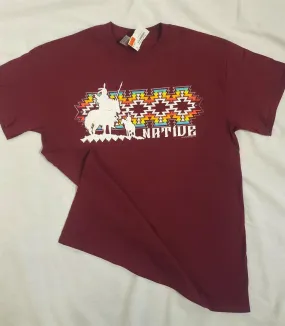 Adult Skittles Tee, Maroon