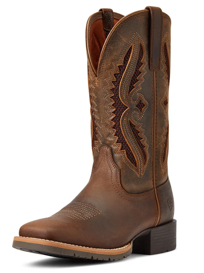 Ariat 10040411 Womens Hybrid Rancher VentTek 360° Western Boot Distressed Tan