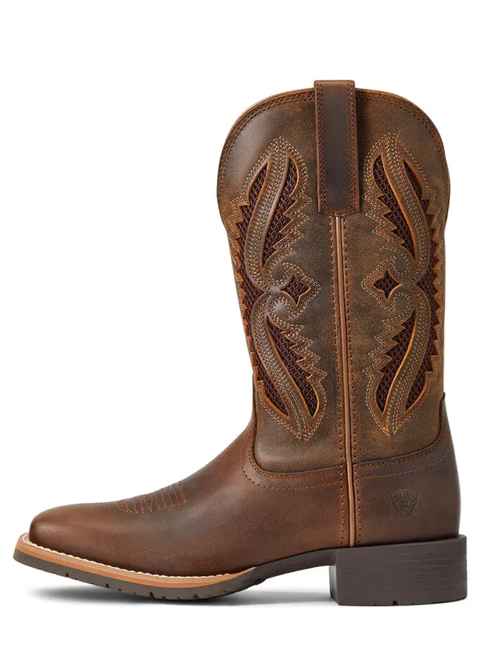 Ariat 10040411 Womens Hybrid Rancher VentTek 360° Western Boot Distressed Tan