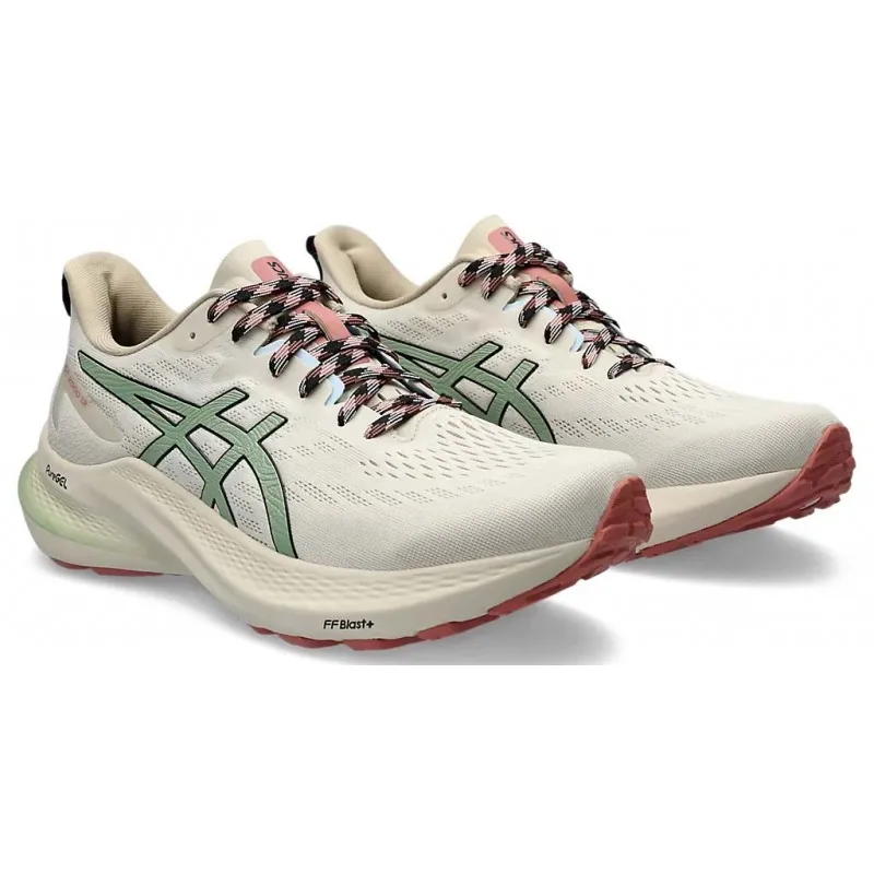 ASICS GT 2000 V12 TR NATURE BATHING/ROSE ROUGE FOR WOMEN'S