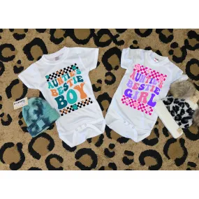 Auntie's, Mama's or (CUSTOM name) Bestie Boy or Bestie Girl Onesie or Tee (all sizes)