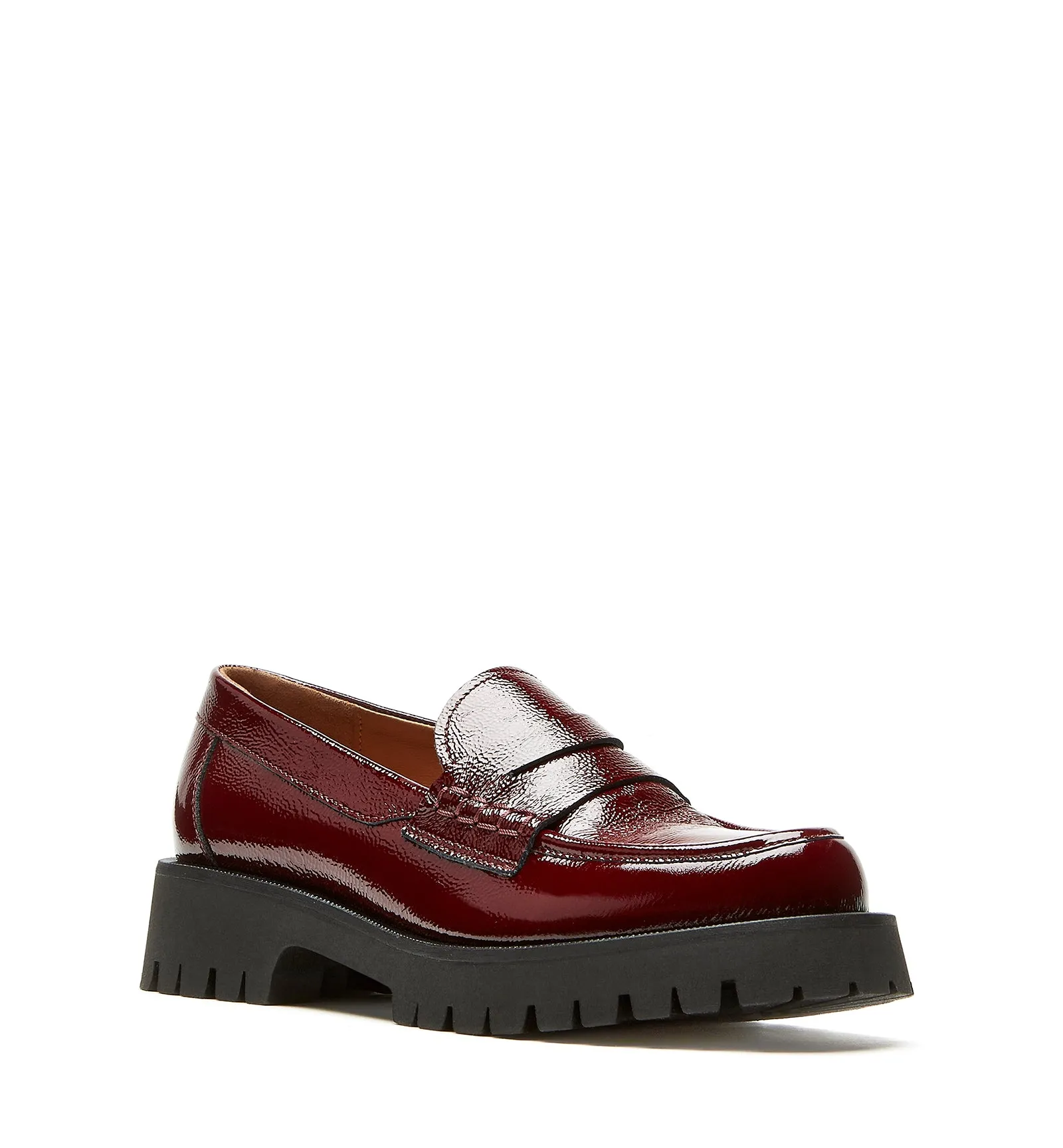 BERTA PATENT LEATHER LOAFER