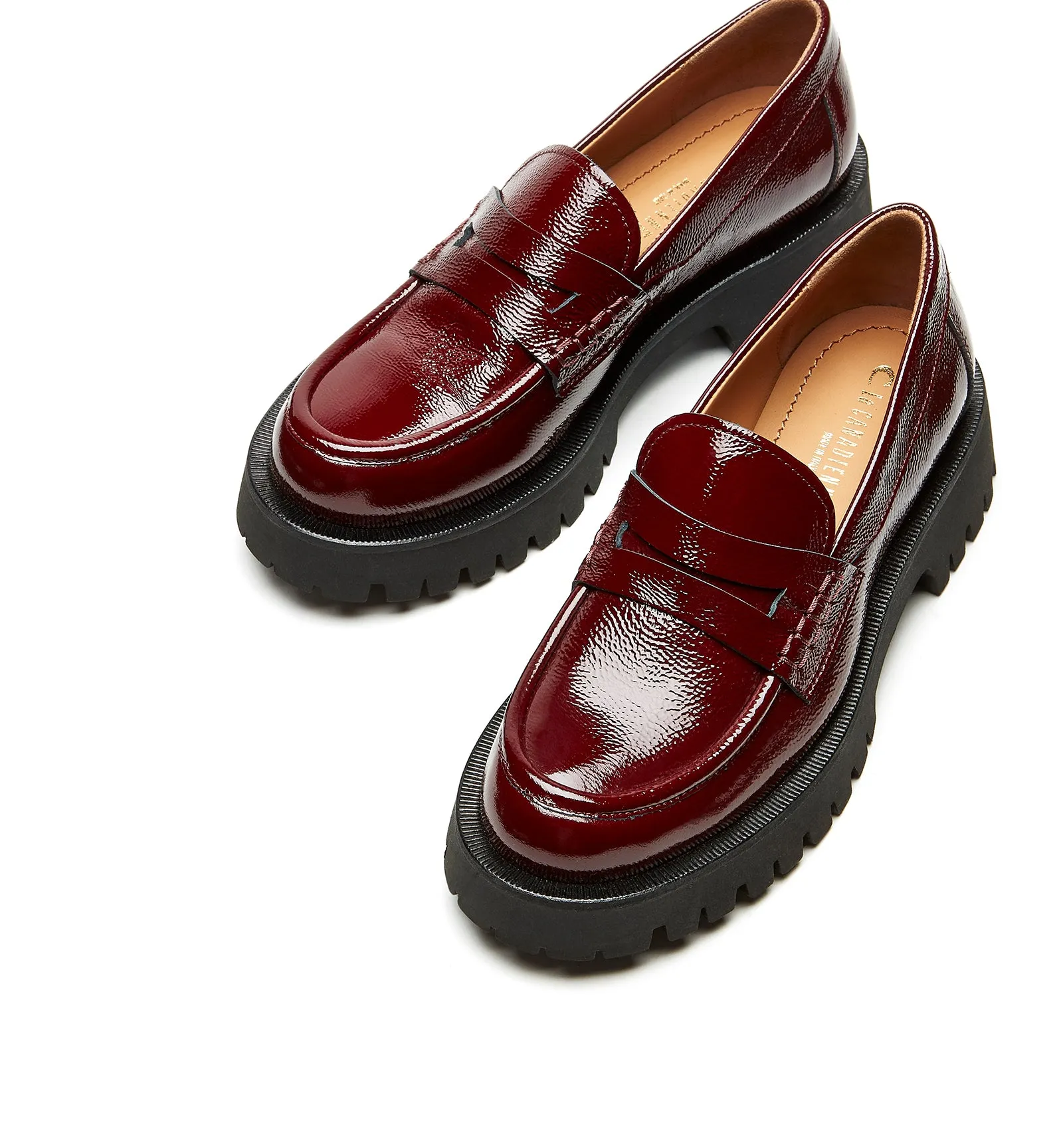 BERTA PATENT LEATHER LOAFER