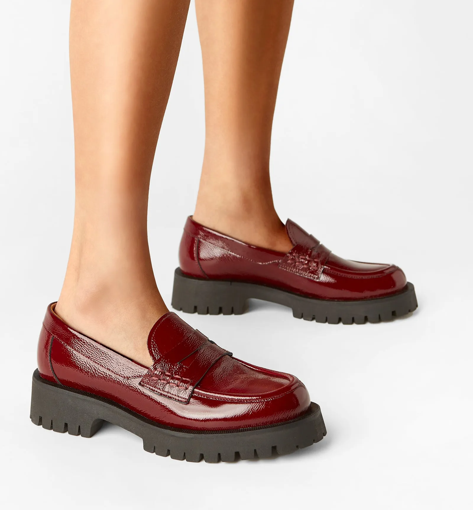 BERTA PATENT LEATHER LOAFER