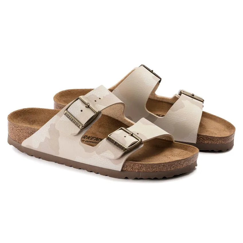 Birkenstock Women's Arizona - Desert Soil Camo Sand Birko-Flor