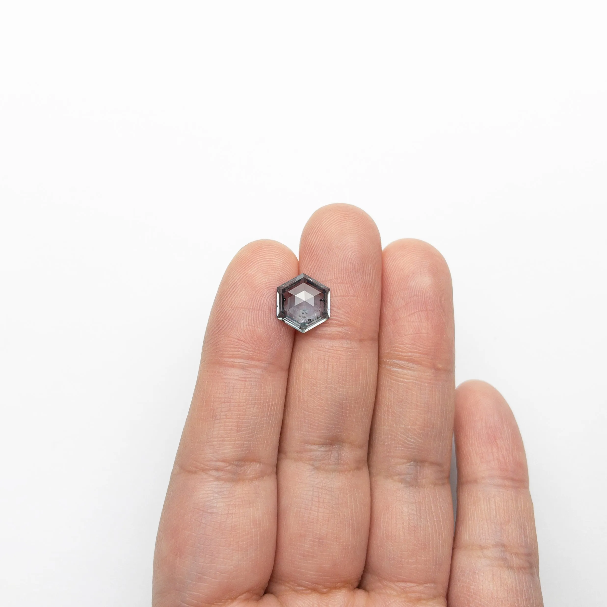 Blue Rosecut Sapphire - 4.20ct Hexagon