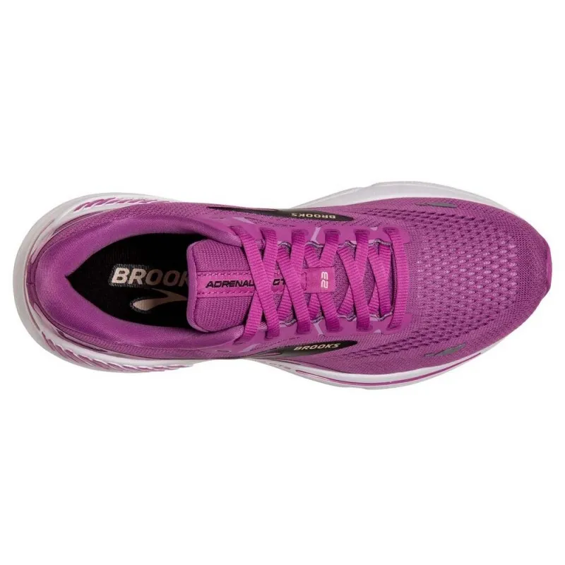 BROOKS ADRENALINE GTS 23 ORCHID/BLACK/PURPLE FOR WOMEN'S