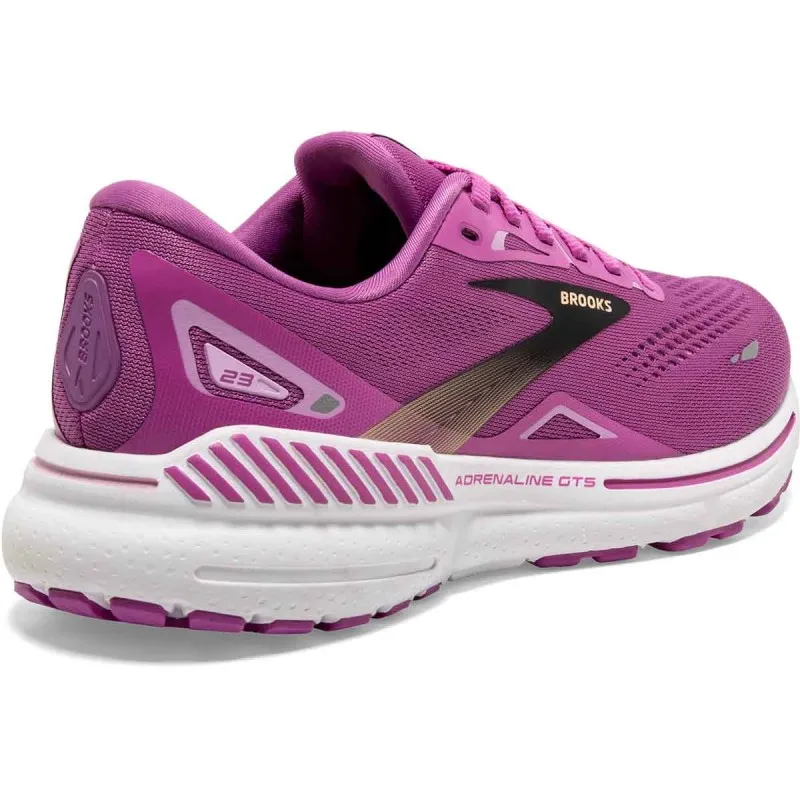 BROOKS ADRENALINE GTS 23 ORCHID/BLACK/PURPLE FOR WOMEN'S