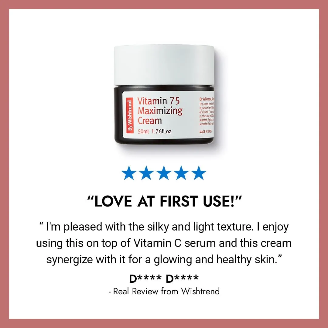 By Wishtrend Vitamin 75 Maximizing Cream