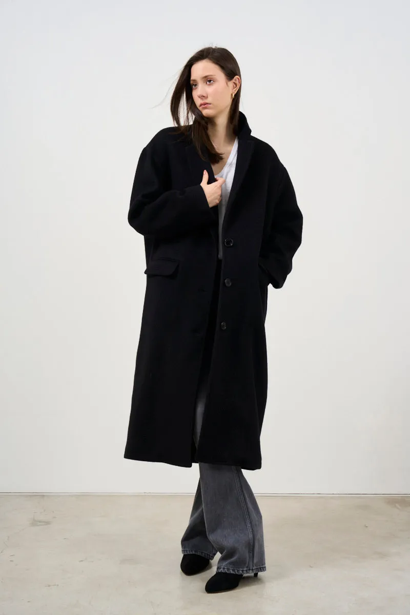 Cappotto donna lungo Efezia nero