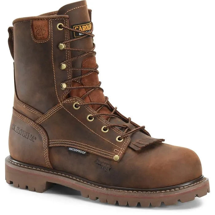 CAROLINA 28 SERIES 8 COMPOSITE TOE WATERPROOF WORK BOOT SIZE 14EE BROWN