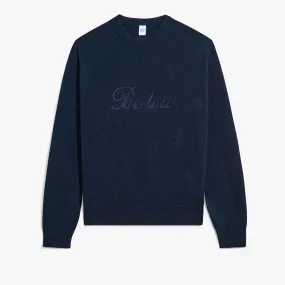 Cashmere Sweater With Thabor Embroidery