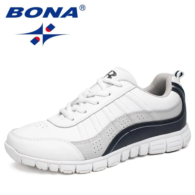 Chaussures de marche / course à lacets pour femme taille 36-41 BONA – Casual sport