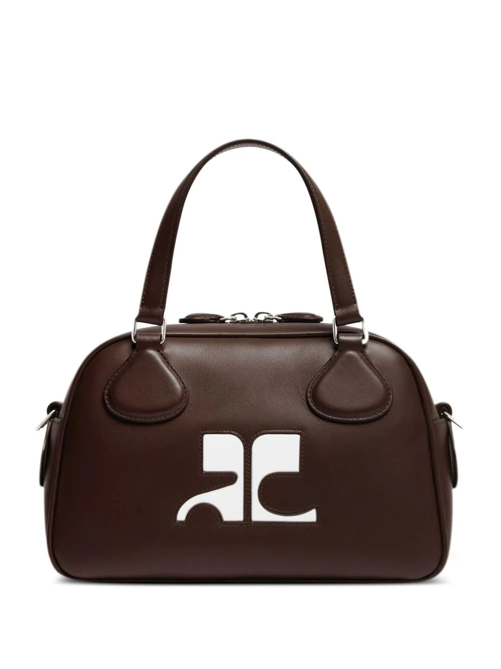 Courrèges Reedition Bowling bag - Brown