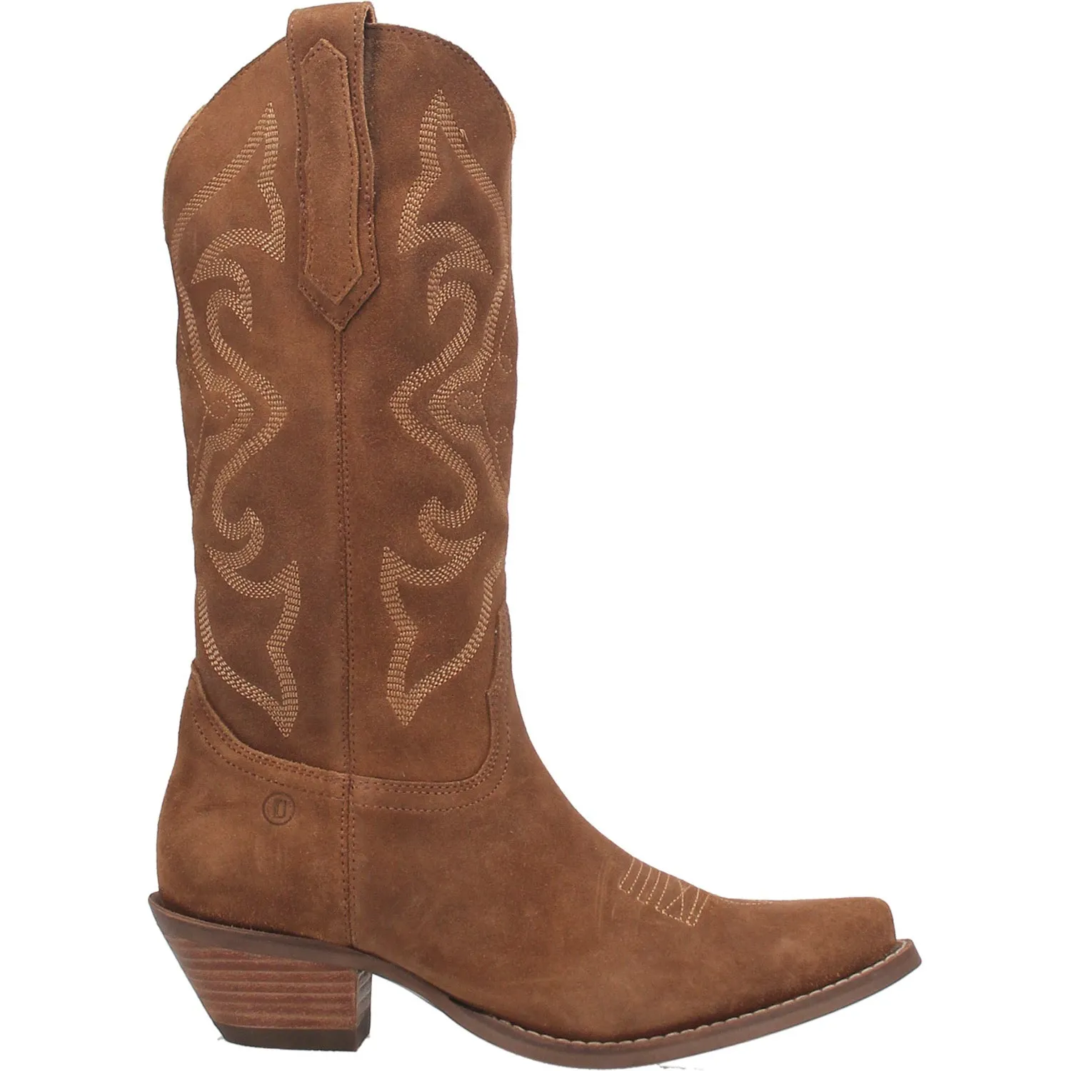 Dingo Womens Out West Cowboy Boots Leather Camel