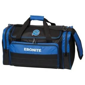 Ebonite Conquest Double Tote Bowling Bag Black/Blue