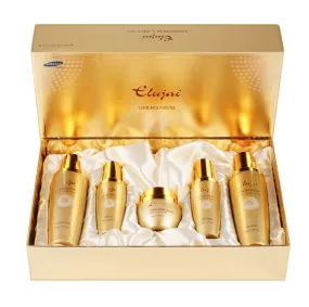 Elujai Germanium Skin 5 Set Moisturizing Dry Skincare Beauty Cosmetics Moisture Anti Wrinkles