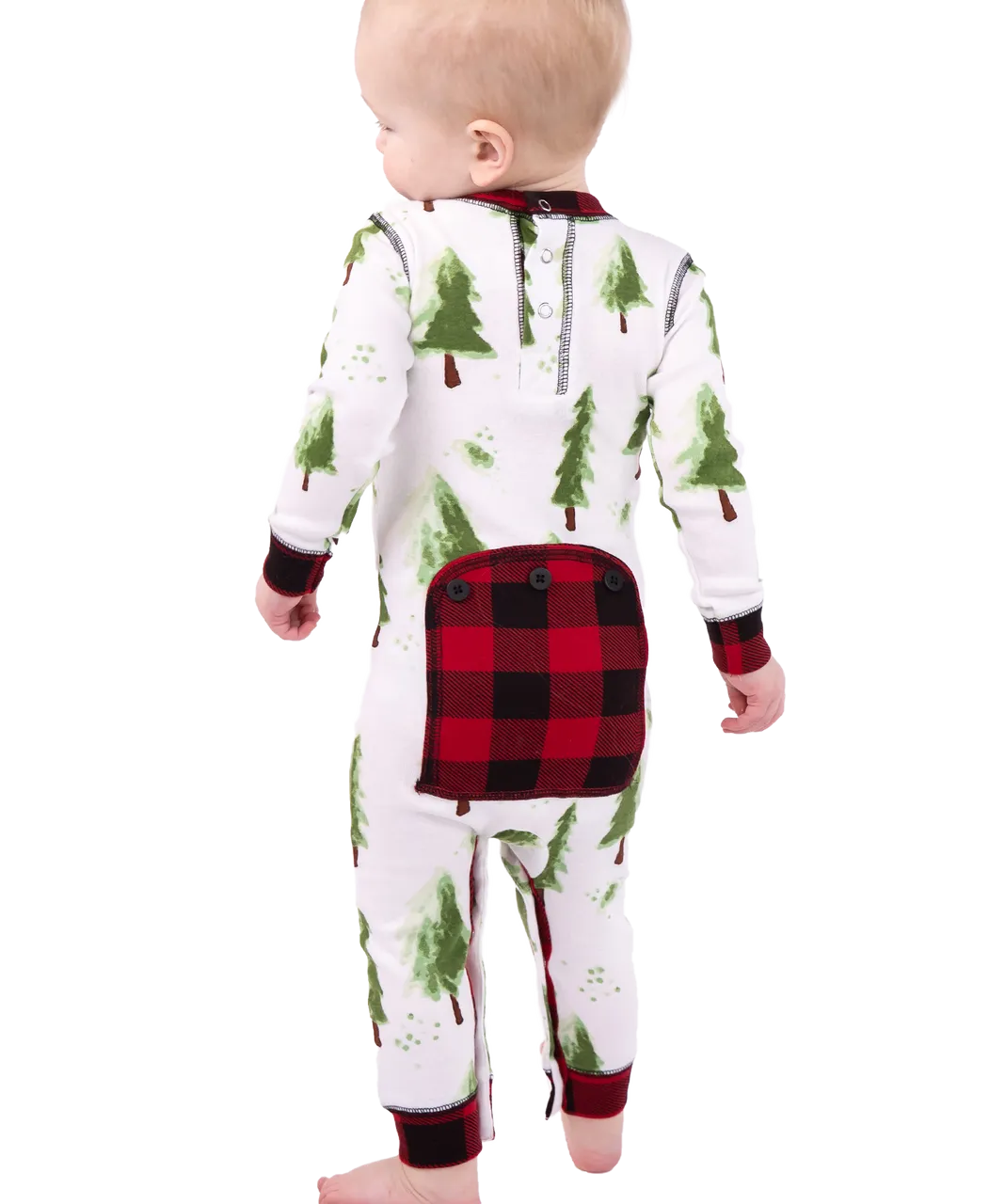 Evergreen Plaid Infant Onesie Flapjack