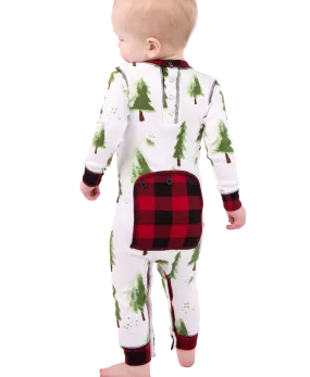 Evergreen Plaid Infant Onesie Flapjack