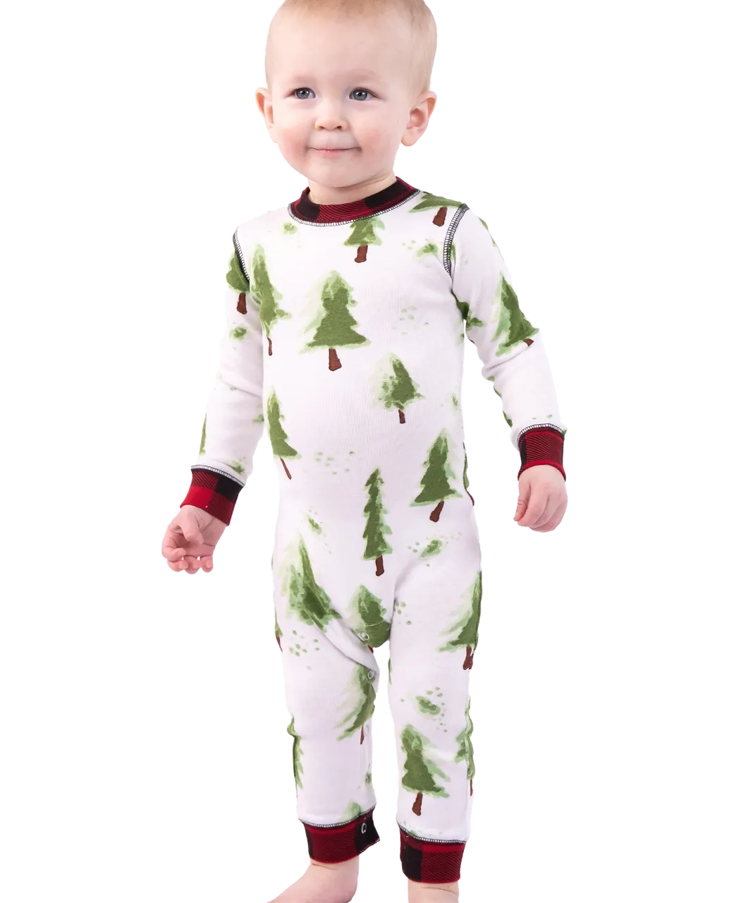 Evergreen Plaid Infant Onesie Flapjack