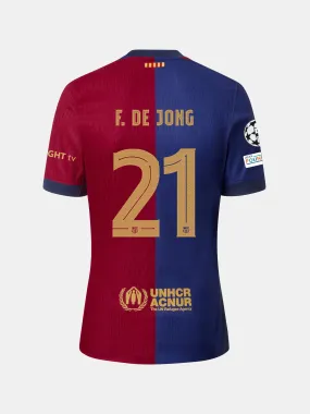 F. DE JONG | UCL Men's home jersey 24/25 FC Barcelona - Dri-Fit ADV