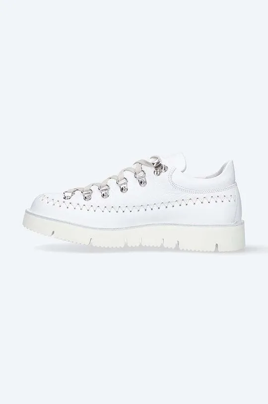 Fracap leather shoes MAGNIFICO M122 women's white color