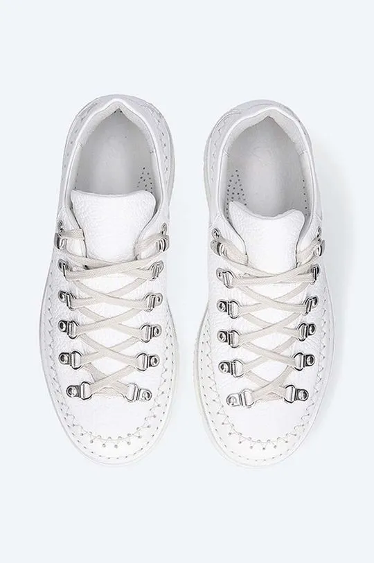 Fracap leather shoes MAGNIFICO M122 women's white color