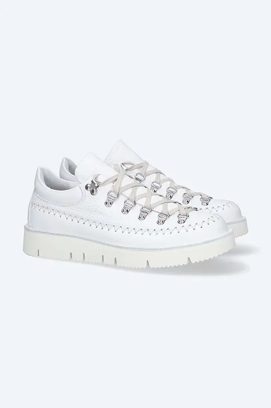 Fracap leather shoes MAGNIFICO M122 women's white color