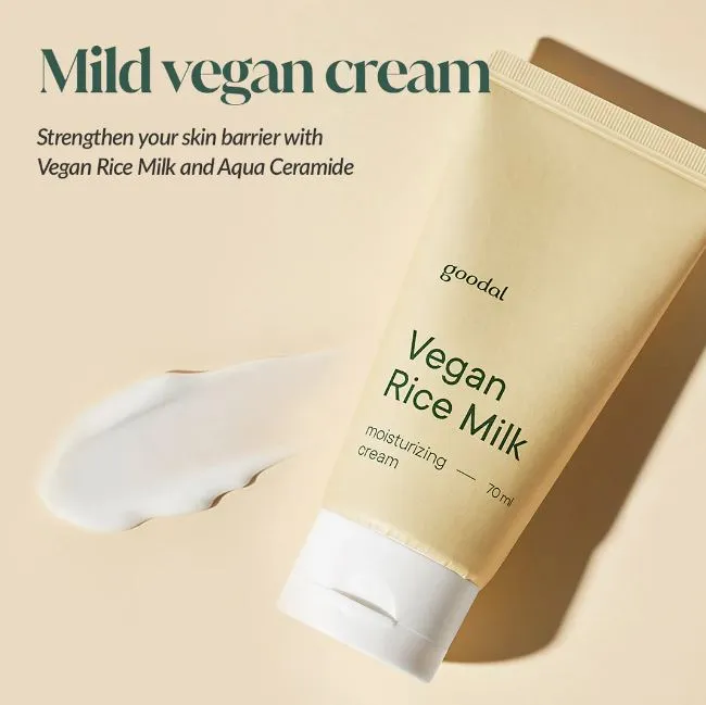 Goodal Vegan Rice Milk Moisturizing Cream - 70ML