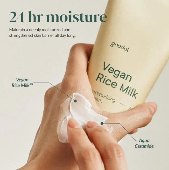 Goodal Vegan Rice Milk Moisturizing Cream - 70ML