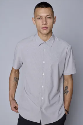 Hedge Stretch Short Sleeve Button Up