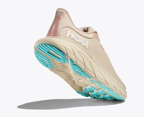 Hoka Women’s Arahi 7 Athletic Shoes- Vanilla/Cream **Wide Width**