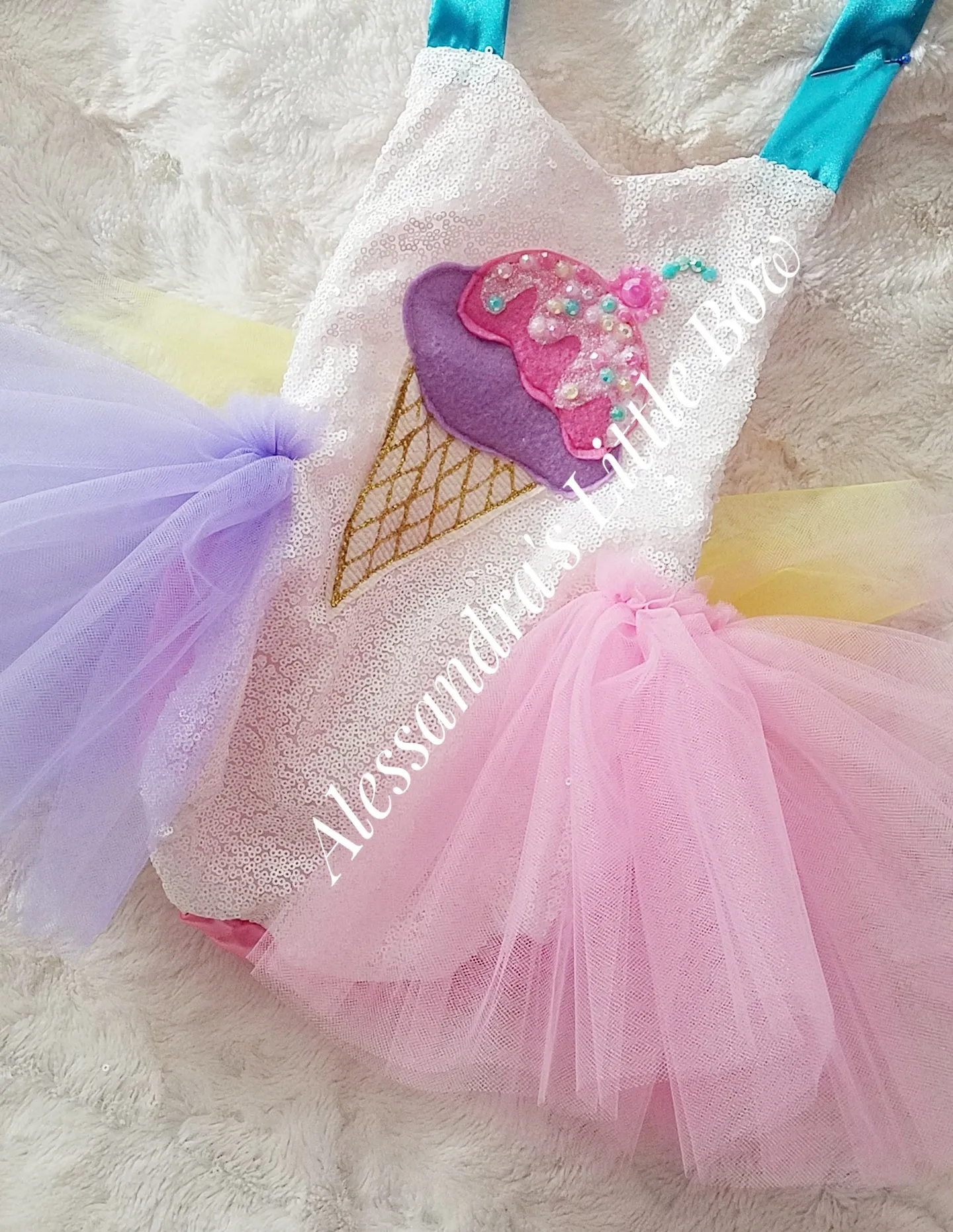 Ice Cream Sprinkles Tutu Romper