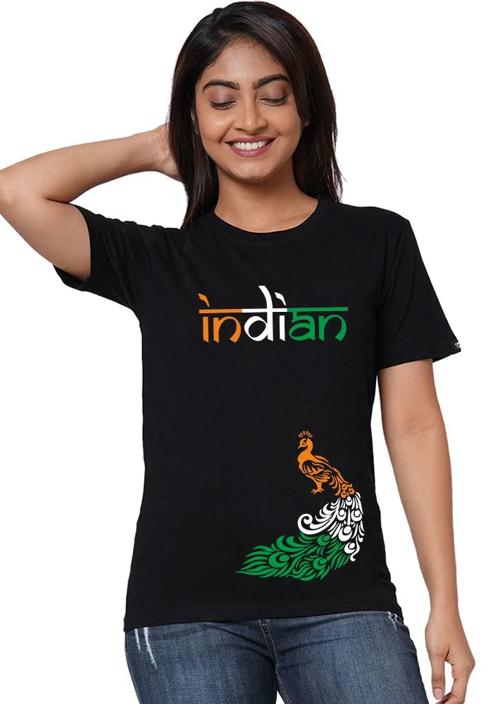 Indian Peacock Women T-Shirt