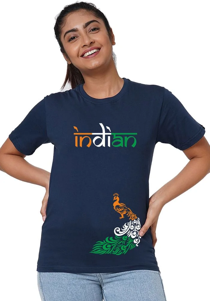 Indian Peacock Women T-Shirt