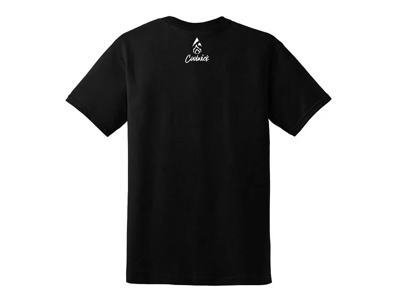 Jacqueline Evans CoolWick Bowling 50/50 T-Shirt Black White