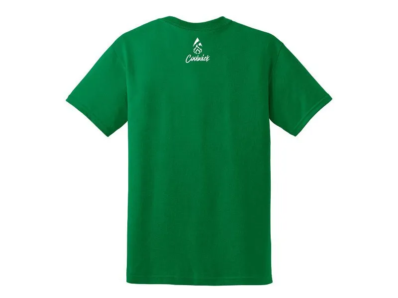 Jacqueline Evans CoolWick Bowling 50/50 T-Shirt Green White