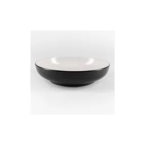 Jan-000077 Jan Blancnoir Black/Cream Pasta Bowl