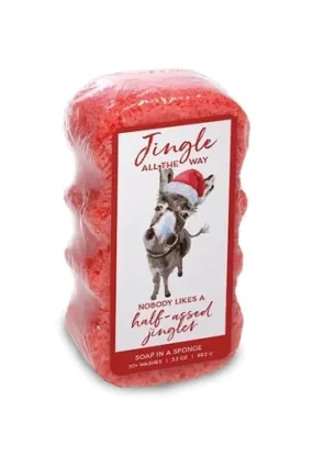 Jingle All-The-Way Shower Sponge